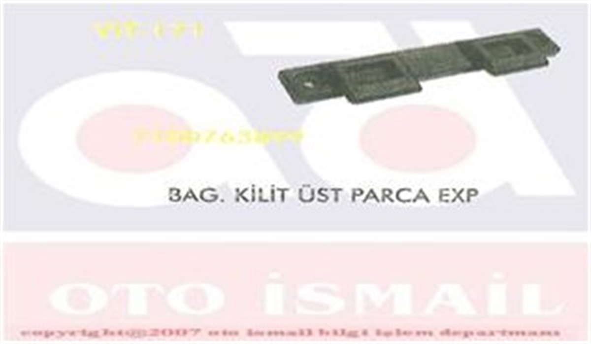 YEDEK PARÇABAGAJ KİLİT ÜST PARÇA EXPRESS VITESSE 171VITESSEVITESSE 171