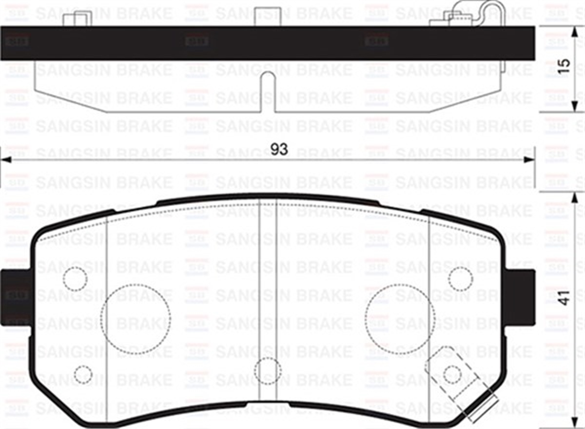 YEDEK PARÇABALATA ARKA DİSK KIA PICANTO-MORNING 11 SANGSIN SP1406SANGSINSANGSIN SP1406