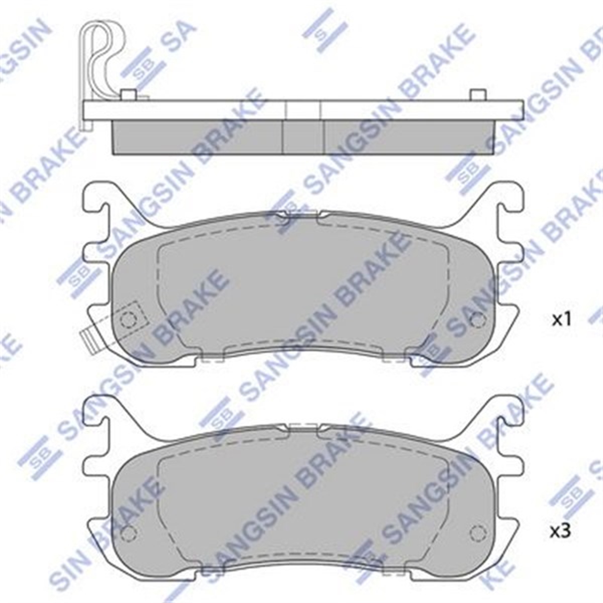 YEDEK PARÇABALATA ARKA DİSK MAZDA 323 LANTIS 95-98 MX-5 98-02 GDB3129 SANGSIN SP1521SANGSINSANGSIN SP1521