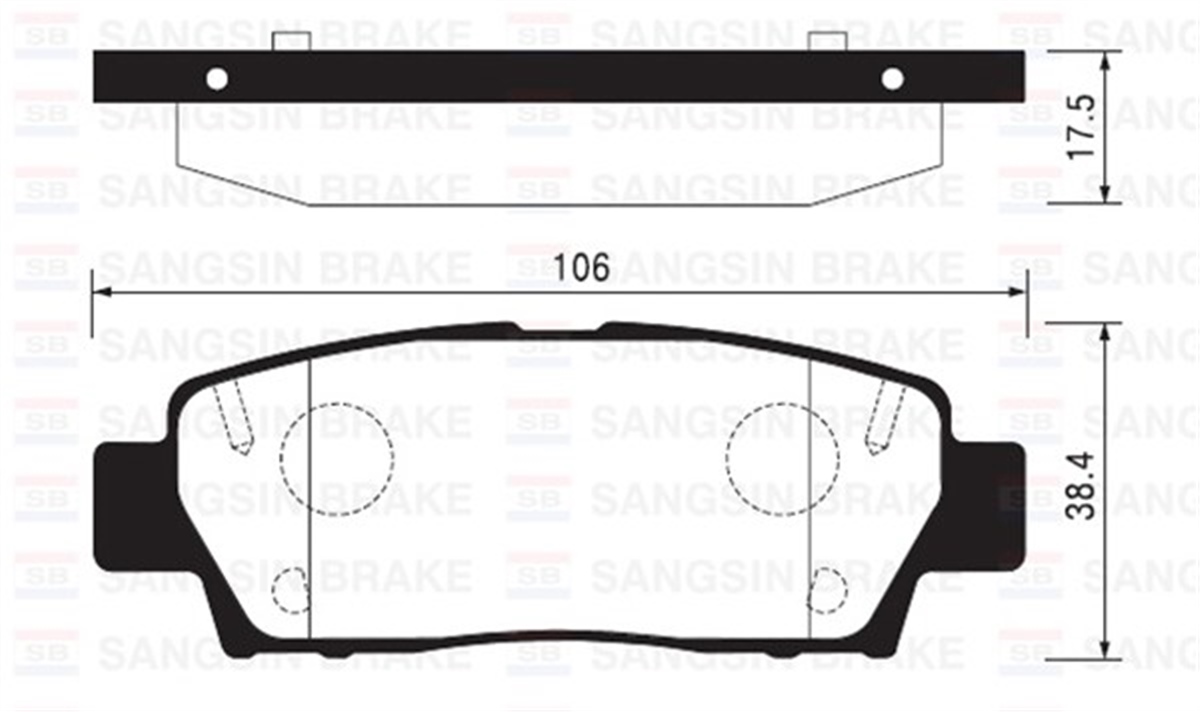 YEDEK PARÇABALATA ARKA DİSK TOYOTA CAMRY 2.2-3.0 91-96 AVALON 98-05 GDB7055 SANGSIN SP2022SANGSINSANGSIN SP2022