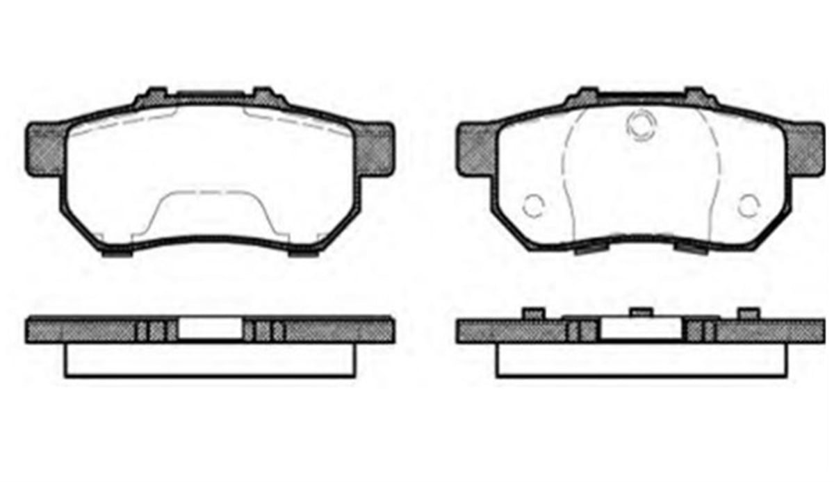 YEDEK PARÇABALATA FREN ARKA-(HONDA: CIVIC 96>06/JAZZ 02>08 )PARCAWORLDMGA-55319