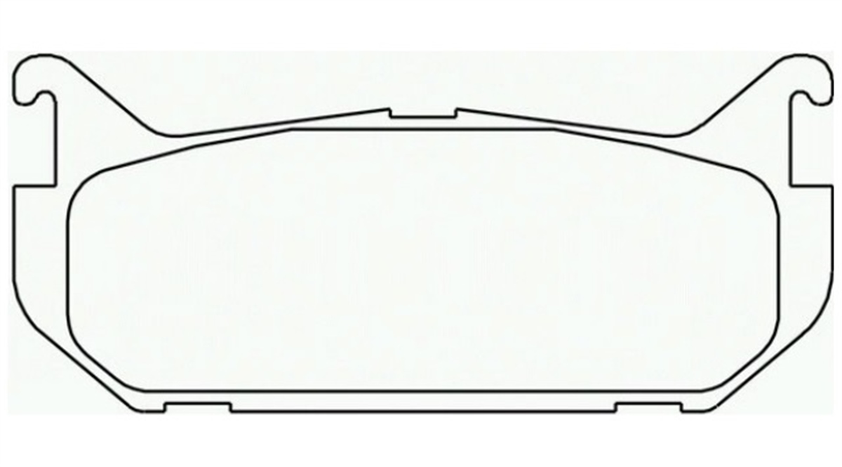 YEDEK PARÇABALATA FREN ARKA-(MAZDA: 626 92>97 )  (ESKI NO: 29-04100114  )MGAMGA-55351
