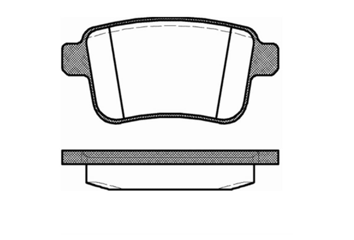 YEDEK PARÇABALATA FREN ARKA-RENAULT KANGOO 2008>>/MERCEDES CITAN 2012>>  440606267R -MGA-55133MGAMGA-55133