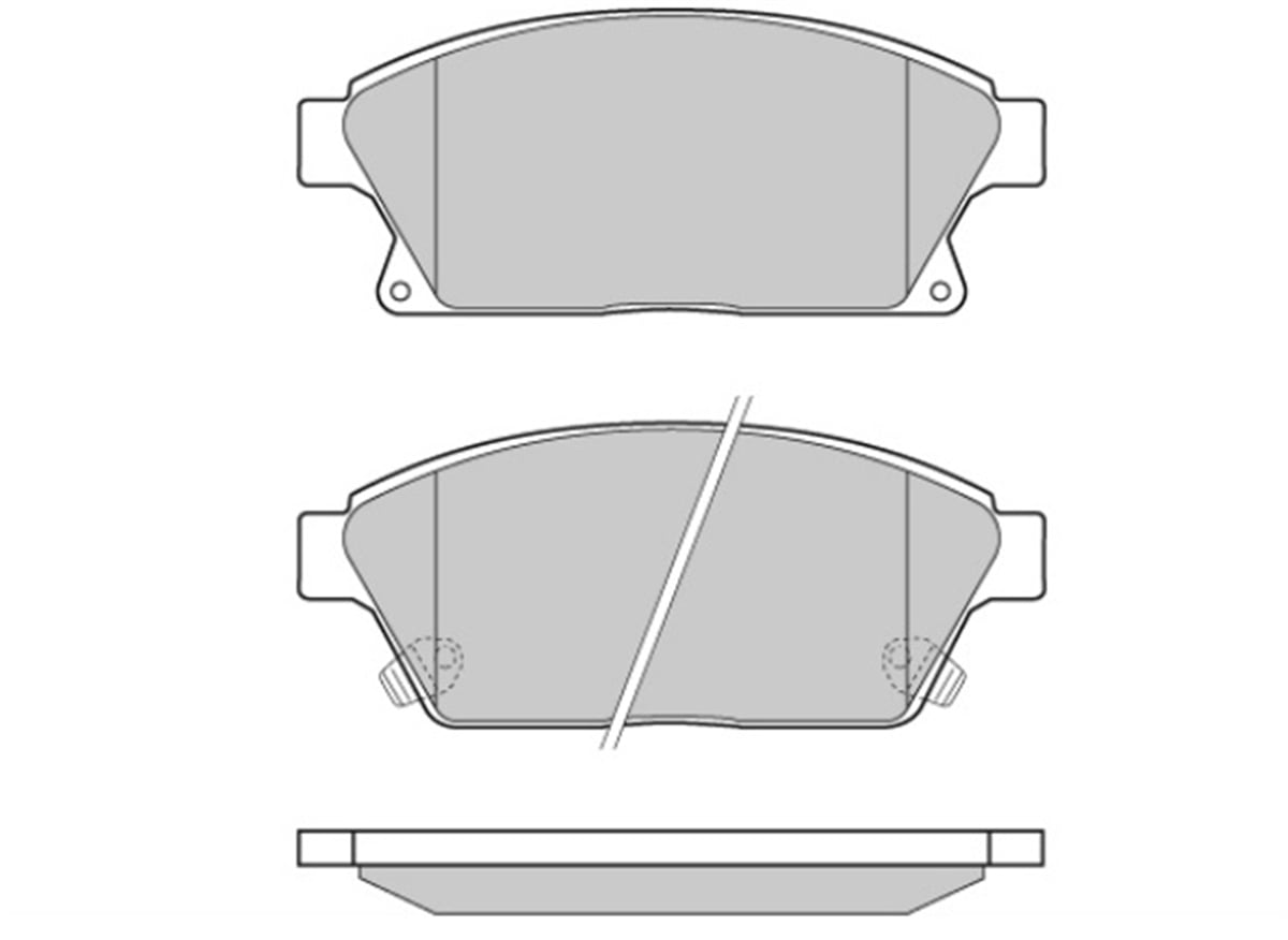 YEDEK PARÇABALATA FREN ON -  CHEVROLET CRUZE 09>12 / AVEO 11> / OPEL ASTRA J 09>12 / MOKKA 12>13 -16 JANT-  542115 -MGA-55340MGAMGA-55340
