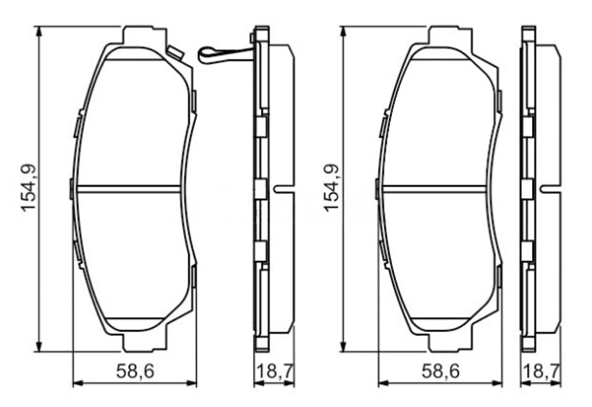 YEDEK PARÇABALATA FREN ON-HONDA CRV 07>12 