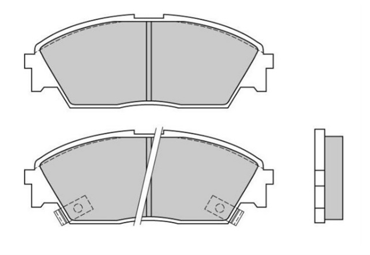 YEDEK PARÇABALATA FREN ON-HONDA CRX 88>91  45022SH3932 -MGA-55315MGAMGA-55315