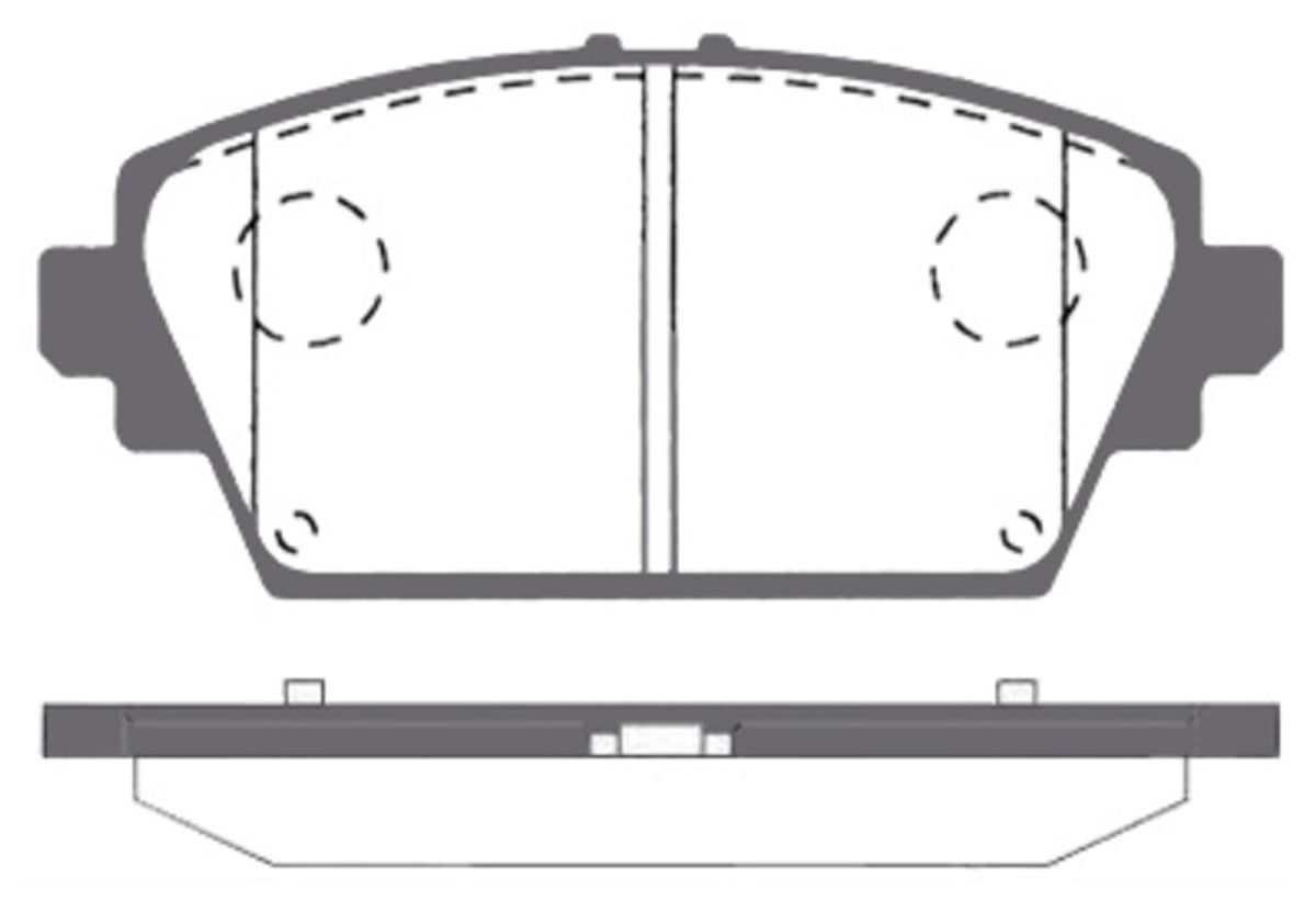 YEDEK PARÇABALATA FREN ON-NISSAN PRIMERA-P12 03>10 / HONDA ACCORD 98>03  41060AV125 -MGA-55408MGAMGA-55408