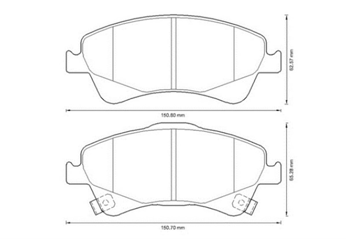 YEDEK PARÇABALATA FREN ON-TOYOTA AVENSIS 09>13/VERSO 10>13   044650F010 -MGA-55268MGAMGA-55268