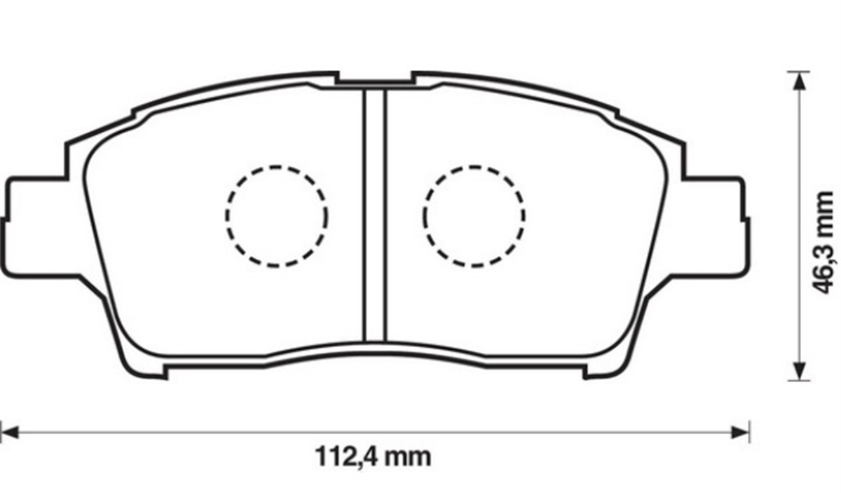 YEDEK PARÇABALATA FREN ON-TOYOTA YARIS 99>05 