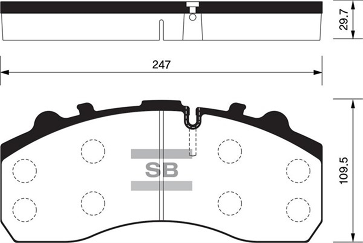 YEDEK PARÇABALATA ÖN-ARKA DİSK DAF-IVECO-MERCEDES AXOR-ACTROS-MAN-NEOPLAN BUS-SCANIA GDB5067 SANGSIN SP1393SANGSINSANGSIN SP1393