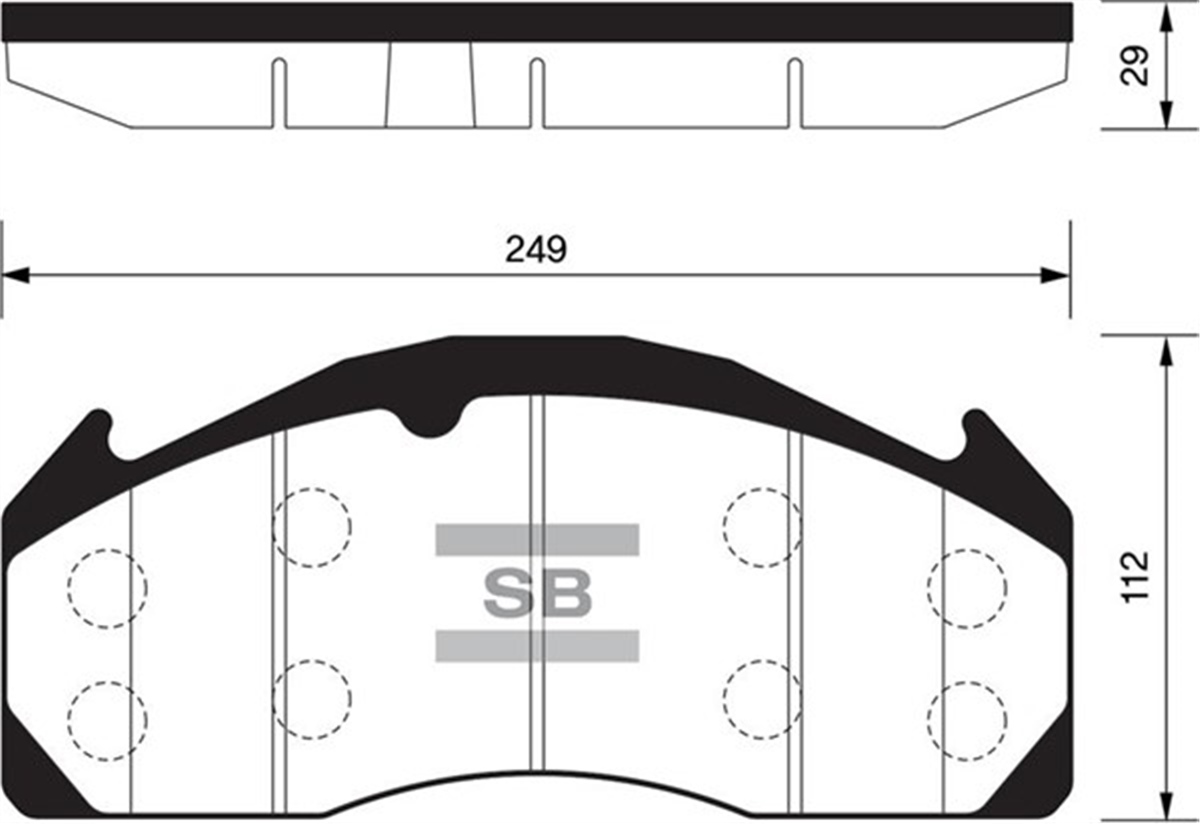 YEDEK PARÇABALATA ÖN-ARKA DİSK VOLVO FL-FM-FH 99-06 GDB5085 SANGSIN SP1394SANGSINSANGSIN SP1394