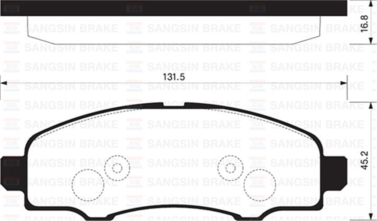 YEDEK PARÇABALATA ÖN DİSK FORD FIESTA SANGSIN SP2049SANGSINSANGSIN SP2049