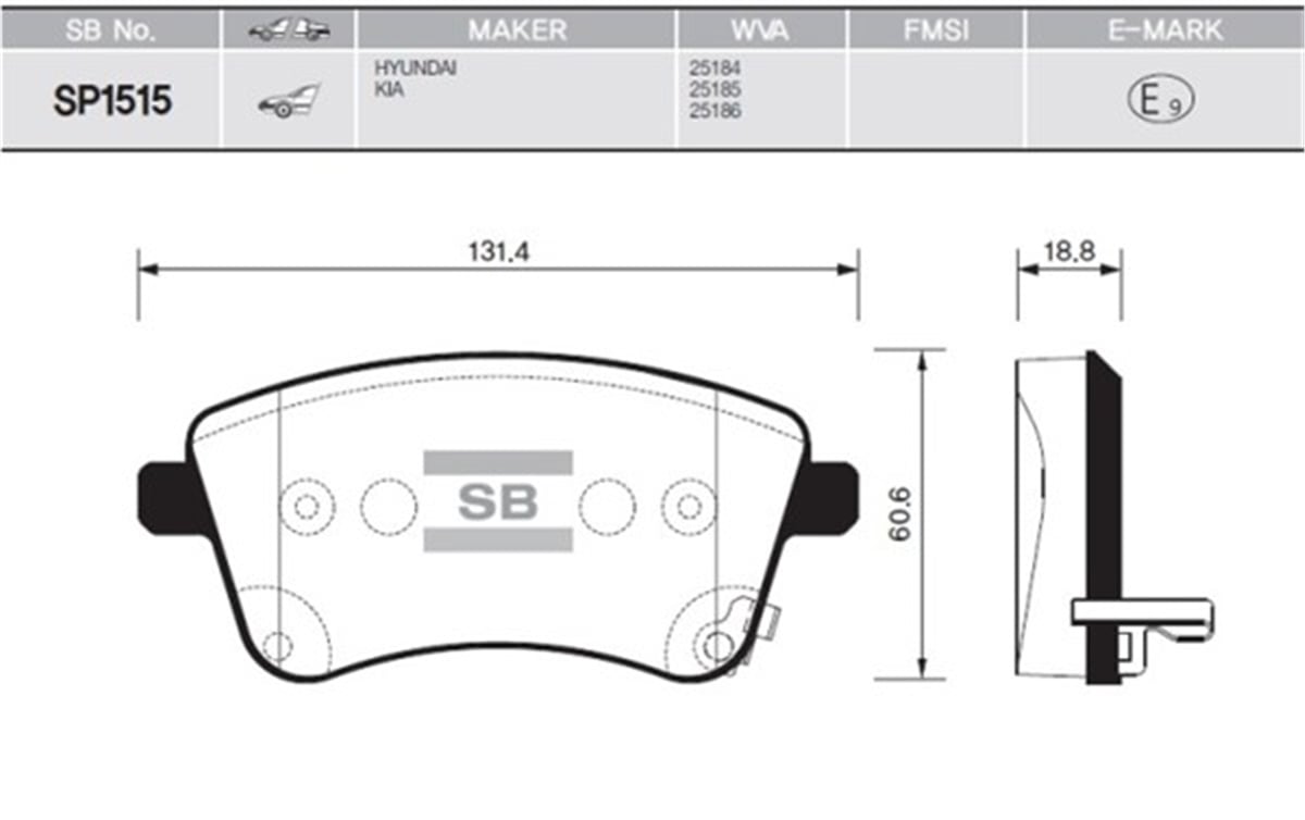 YEDEK PARÇABALATA ÖN DİSK KIA VENGA 1.4-1.6 CRDI 10 GDB3509 SANGSIN SP1515SANGSINSANGSIN SP1515