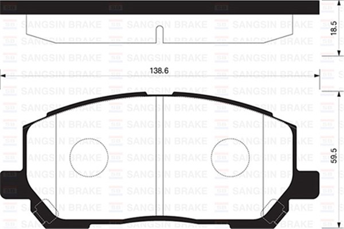YEDEK PARÇABALATA ÖN DİSK LEXUS RX 3.0 TOYOTA HIGHLANDER 01-07 GDB3286 SANGSIN SP1384SANGSINSANGSIN SP1384