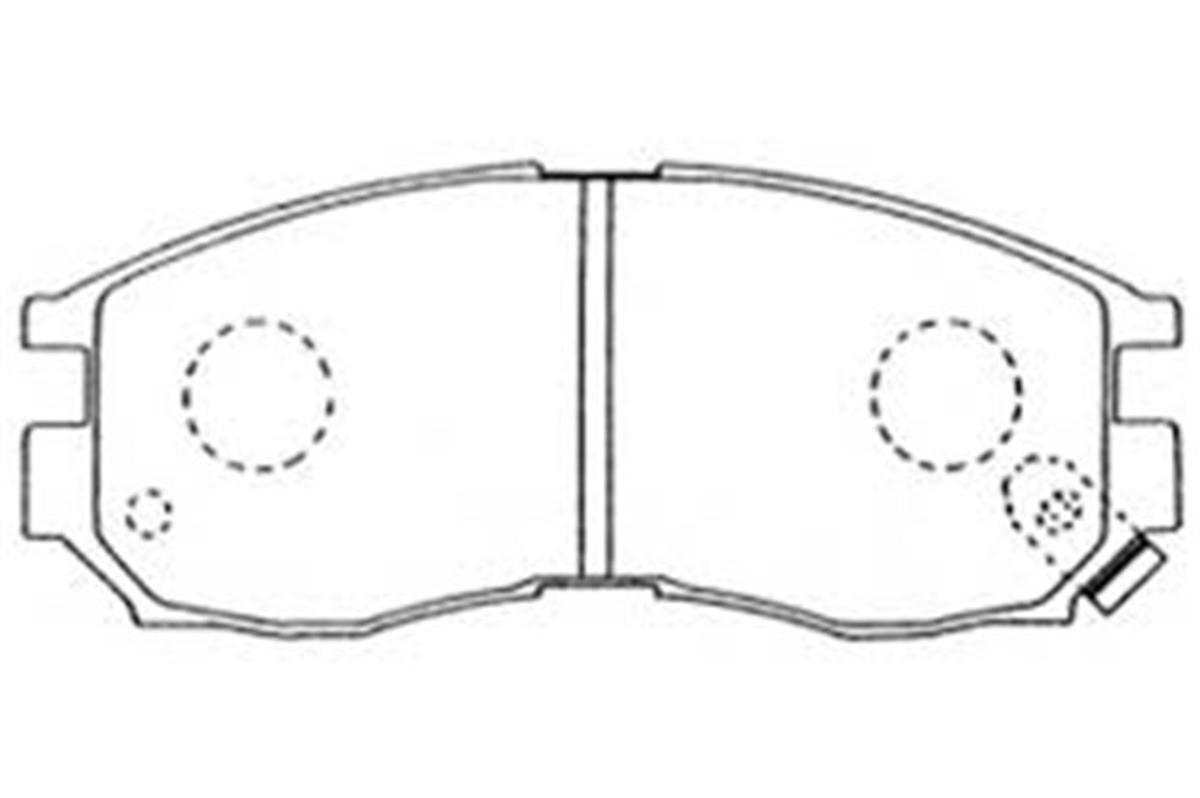 YEDEK PARÇABALATA ÖN DİSK MITSUBISHI LANCER 1.5 90 COLT 1.6 GALANT 1.8 88-92 SANGSIN SP2105FSANGSINSANGSIN SP2105F