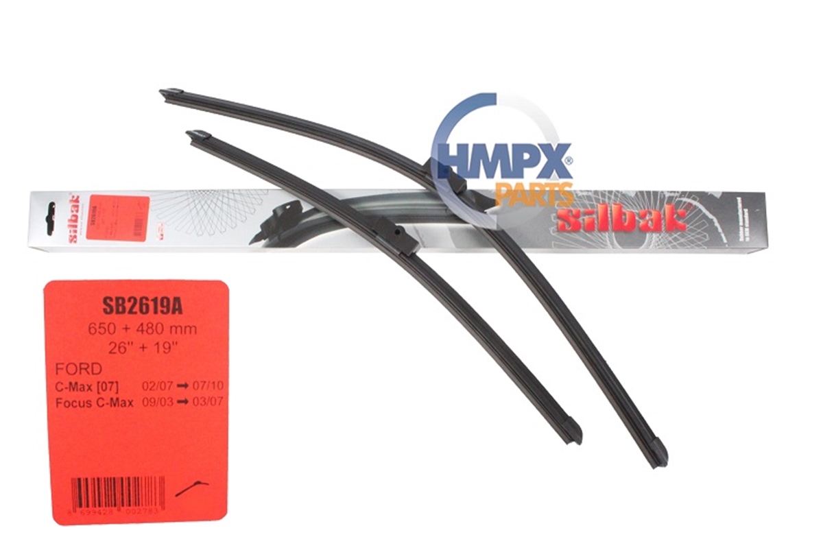 YEDEK PARÇAC-MAX  03>10 ÖN SİLECEK SÜPÜRGE TAKIM : MUZ TİPİ (650 MM+480 MM SIL GM5J S17528 AA SB2619APARCAWORLDSIL GM5J S17528 AA