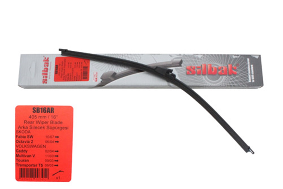 YEDEK PARÇACADDY-T5-T6-TOURAN ARKA SİLECEK SÜPÜRGESİ : MUZ TİPİ 400 MM SIL 7E0955425 SB16ARPARCAWORLDSIL 7E0955425