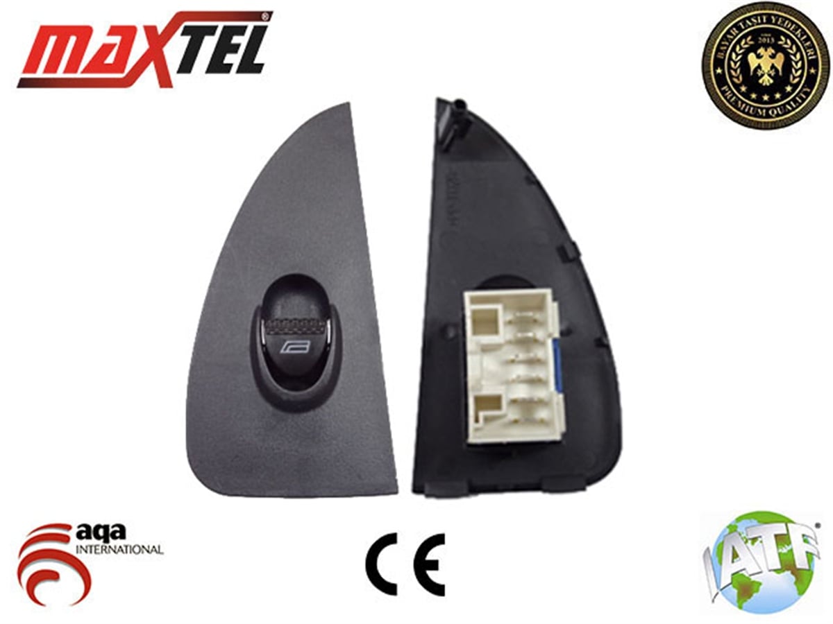 YEDEK PARÇACAM AÇMA DÜĞMESİ 2 KAPI SAĞ 6 PİN TEKLİ BEYAZ KASALI PALİO HBMAXTEL18205244