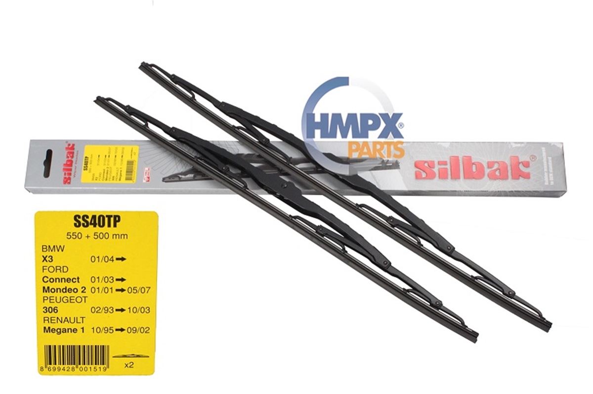 YEDEK PARÇACONNECT  02>13  MONDEO  01>07 ÖN SİLECEK SÜPÜRGE TAKIM : METAL TİP (550 MM+500 M SIL GU7J S17528 AA SS40TPPARCAWORLDSIL GU7J S17528 AA