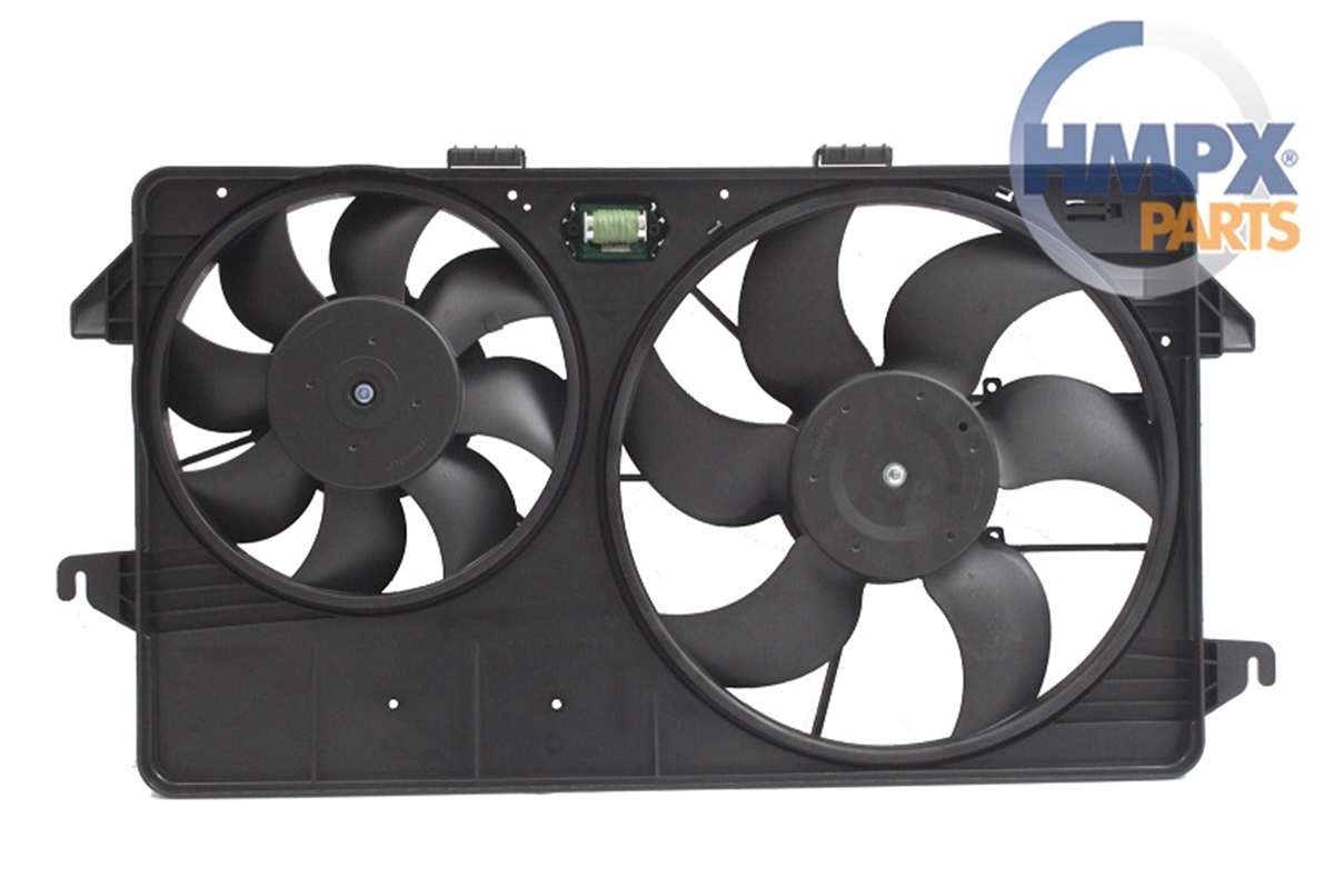 YEDEK PARÇACONNECT 07> 110 PS FAN MOTORU KOMPLE ÇİFTLİ HMP 7T16 8C607 NB HMP FD-509-015PARCAWORLDHMP 7T16 8C607 NB