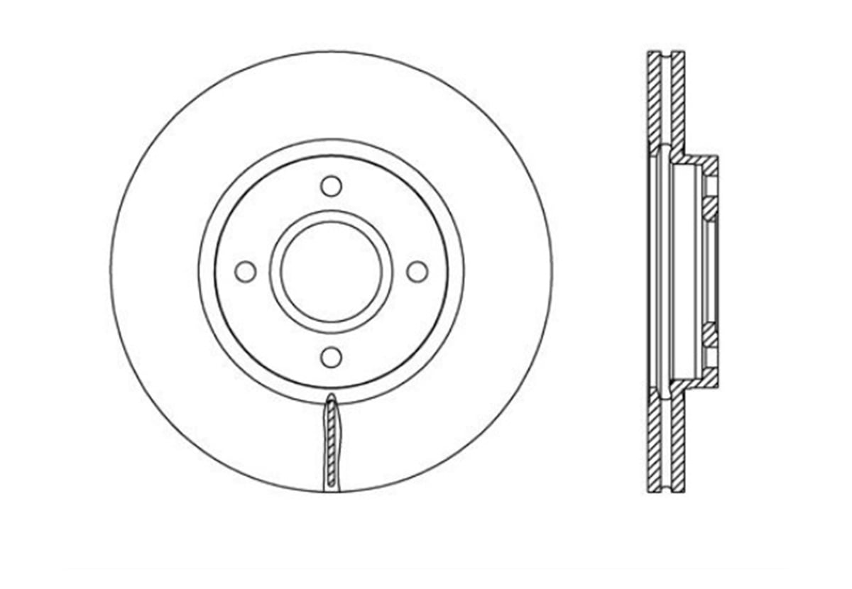 YEDEK PARÇACOURIER-B-MAX 12> FREN DİSKİ ÖN (ADET FİYAT 278 MM) MGA-50444 EY16 1125 AAHMPX-PARTSMGA-50444