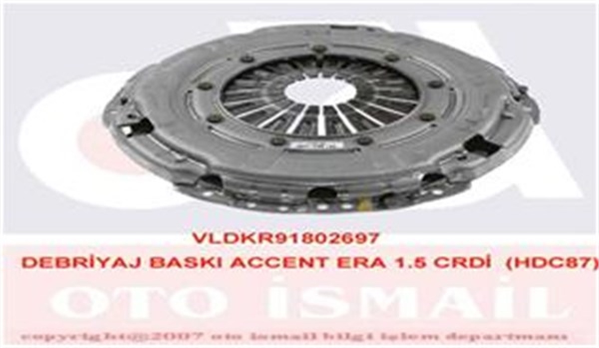 YEDEK PARÇADEBRIYAJ BASKI ACCENT ERA 1.5 CRDİ HDC87 VALEO 802697VALEOVALEO 802697