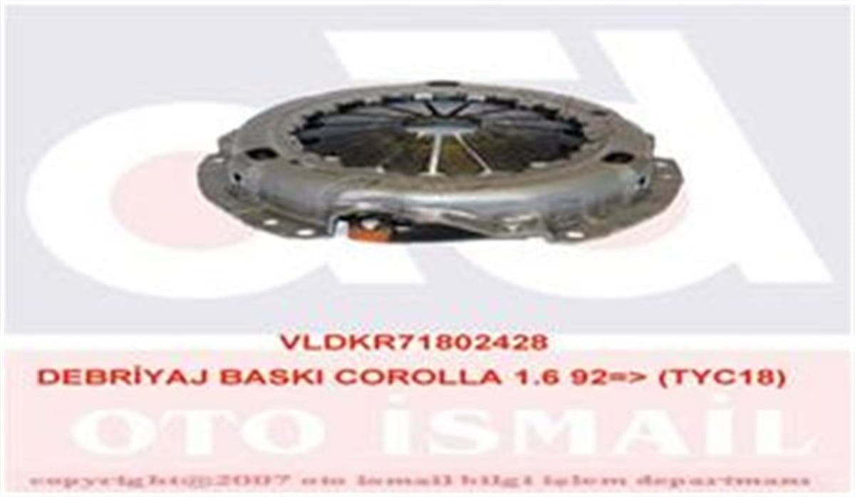 YEDEK PARÇADEBRIYAJ BASKI COROLLA 1.6 92 TYC18 VALEO 802428VALEOVALEO 802428