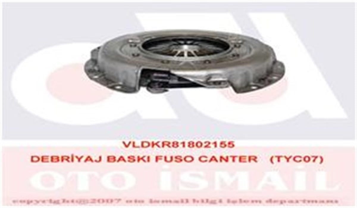 YEDEK PARÇADEBRIYAJ BASKI FUSO CANTER TYC07 VALEO 802155VALEOVALEO 802155