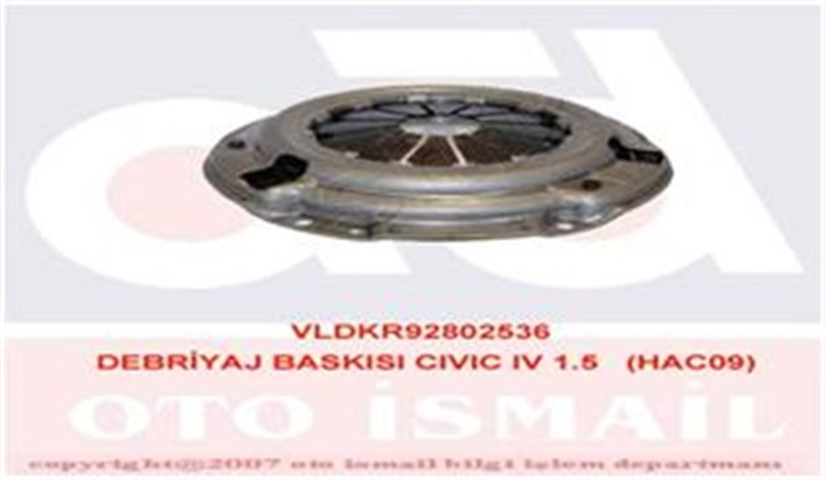 YEDEK PARÇADEBRIYAJ BASKISI CIVIC IV 1.5 HAC09 VALEO 802536VALEOVALEO 802536