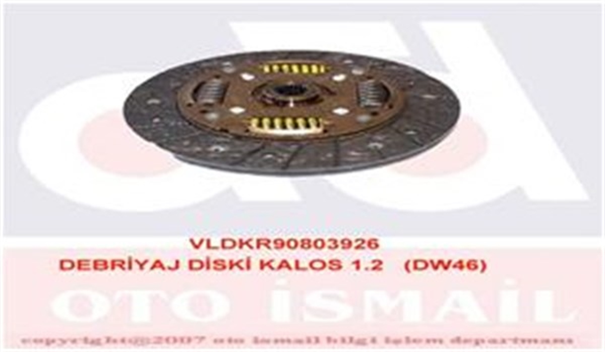 YEDEK PARÇADEBRIYAJ DİSKİ KALOS 1.2 DW46 VALEO 803926VALEOVALEO 803926