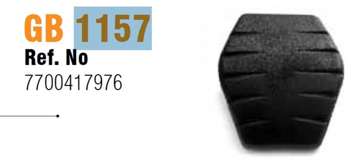 YEDEK PARÇADEBRİYAJ FREN PEDAL LASTİĞİ MEGANEGBGB-1157