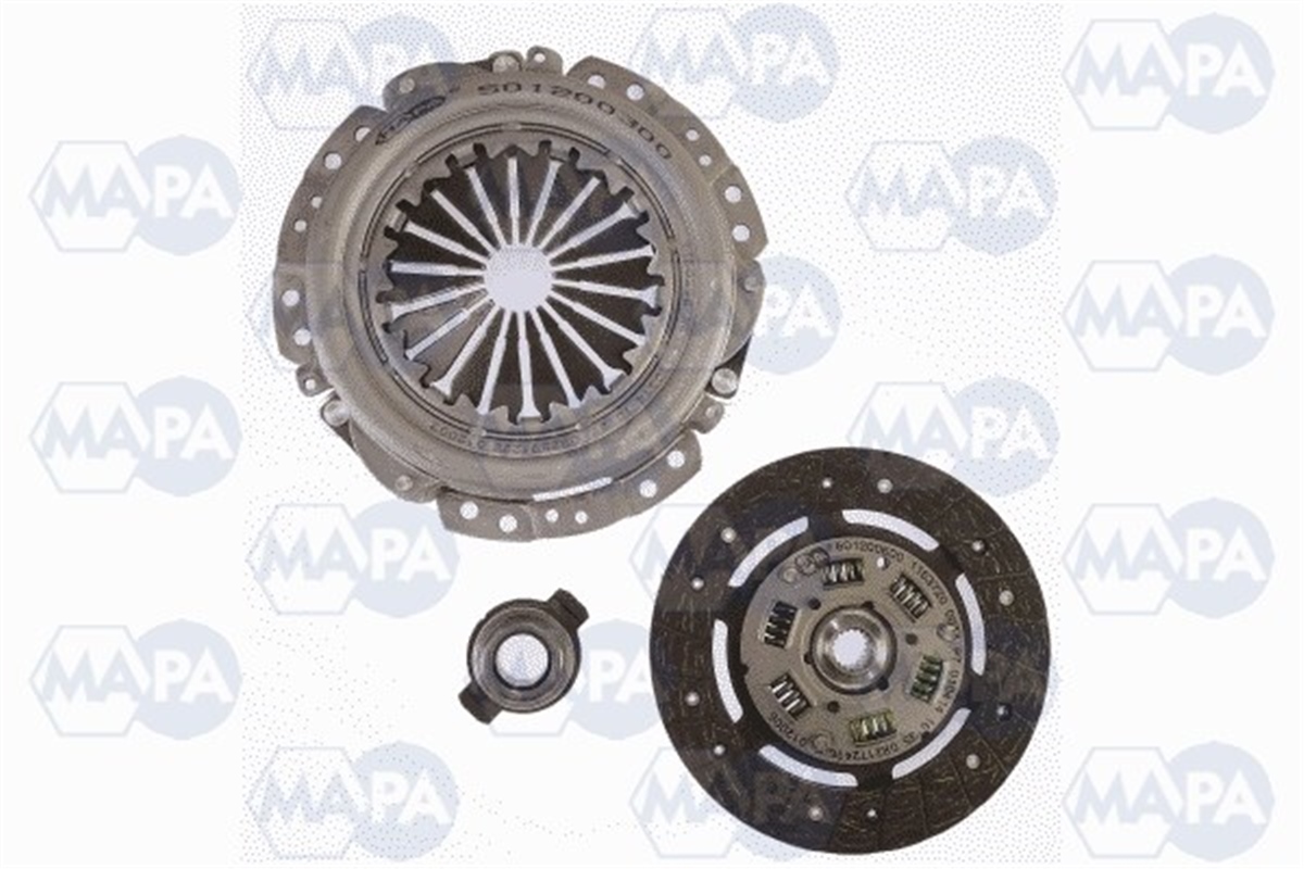 YEDEK PARÇADEBRIYAJ SETİ 205-306-309-405-406-BERLINGO-BX-XANTIA-ZX-1.6-1.8-1.9GTI XU7JB-MEK-BE3-5 MAPA 001200900MAPAMAPA 001200900