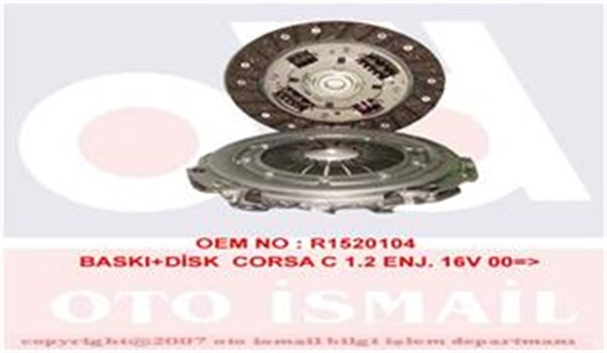 YEDEK PARÇADEBRIYAJ SETİ BASKI DİSK ASTRA G-CORSA C 1.2 16V X12XE-Z12XE-Z12XEP VALEO 826218VALEOVALEO 826218