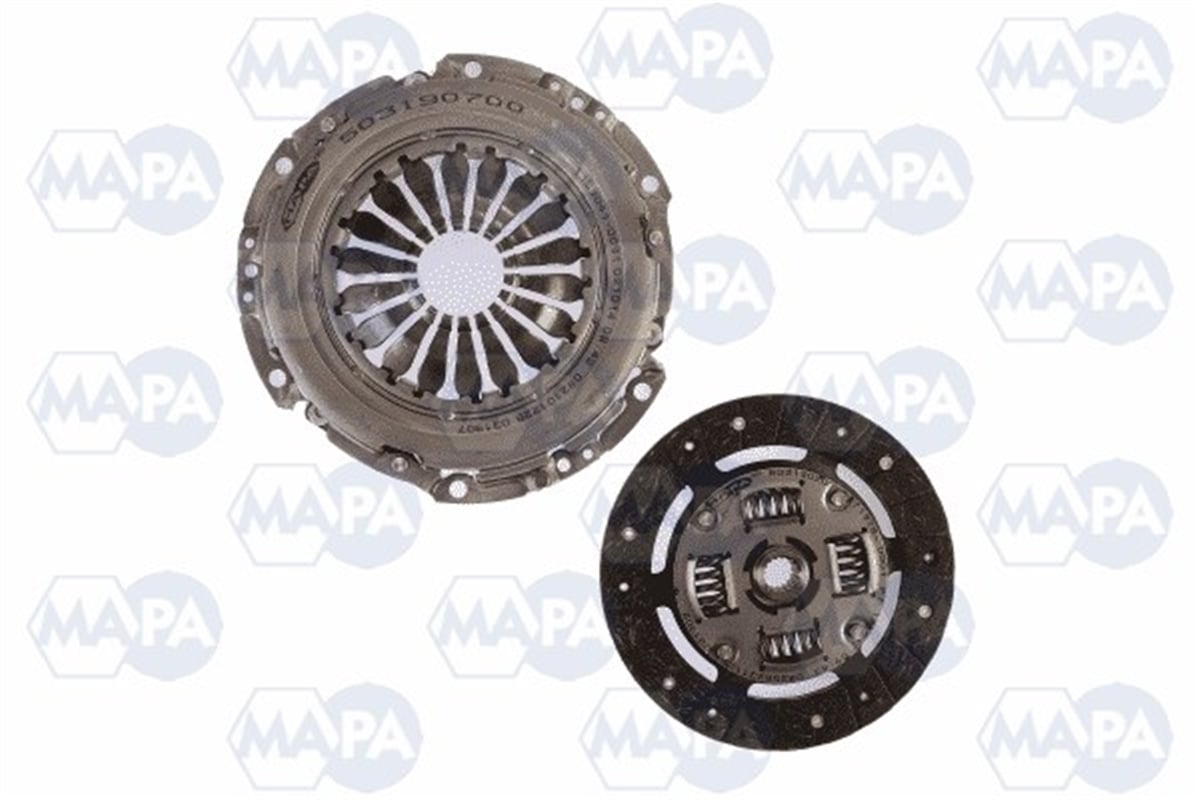 YEDEK PARÇADEBRIYAJ SETİ BASKI DİSK FIESTA-FUSION-MAZDA 2 1.4TDCI F6JA-F6JC-MZ14CD MAPA 005190909MAPAMAPA 005190909