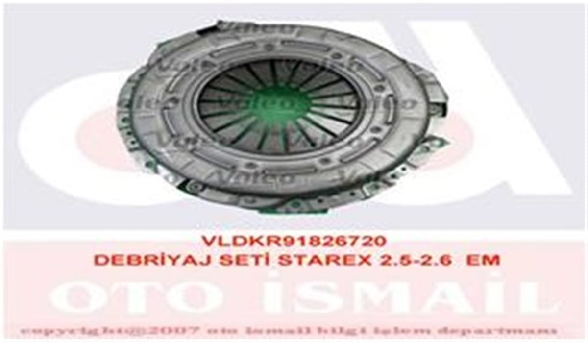 YEDEK PARÇADEBRIYAJ SETİ H100 KAMYONET-STAREX 2.5-2.6 EM HD104KIT VALEO 826720VALEOVALEO 826720