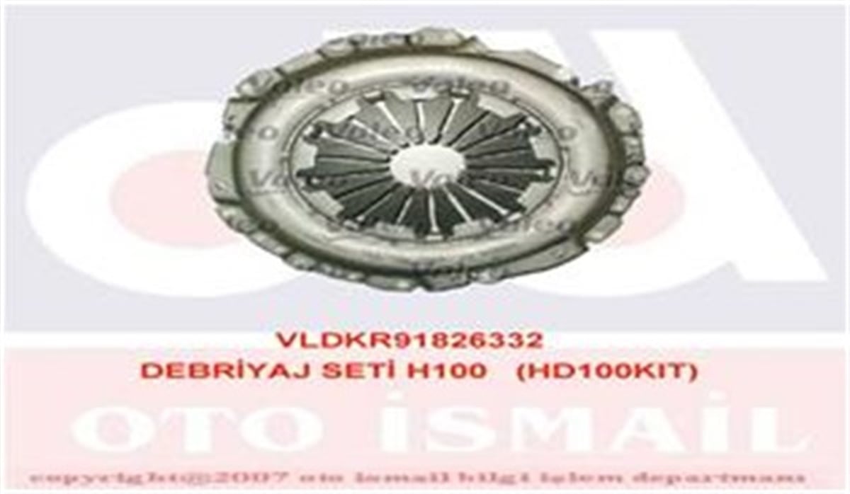 YEDEK PARÇADEBRIYAJ SETİ H100-L200-L300 HD100KIT VALEO 826332VALEOVALEO 826332