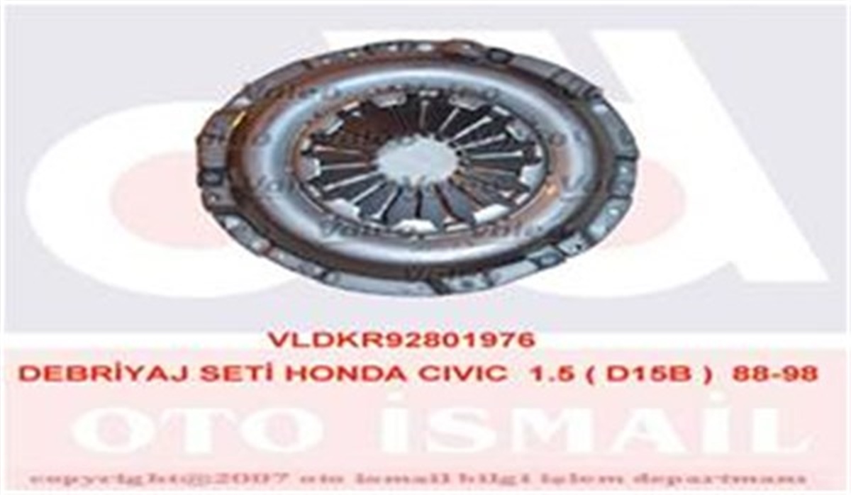 YEDEK PARÇADEBRIYAJ SETİ HONDA CIVIC 1.5 D15B 88-98 HA100H VALEO 801976VALEOVALEO 801976