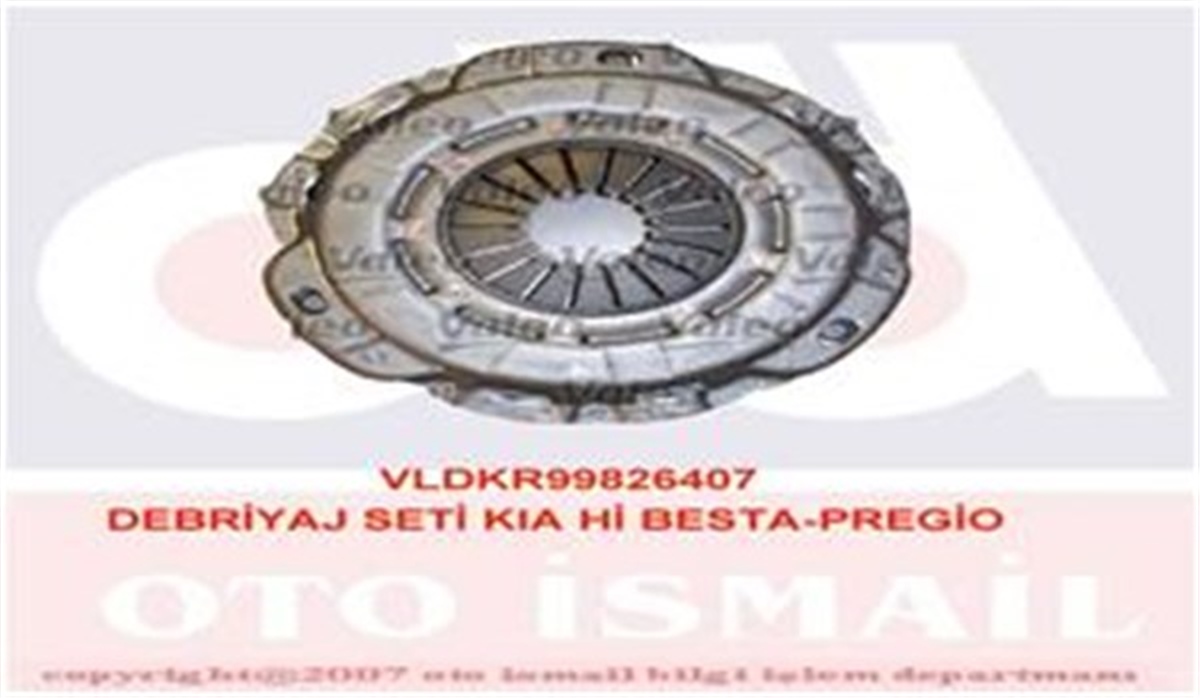 YEDEK PARÇADEBRIYAJ SETİ KIA 2700-BESTA-PREGIO 2.7 KD100KIT VALEO 826407VALEOVALEO 826407