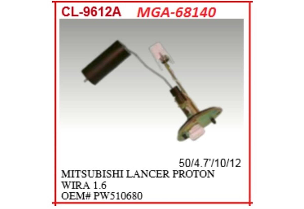 YEDEK PARÇADEPO ŞAMANDIRASI-PROTON WIRA 96>>   PW510680 -MGA-68140MGAMGA-68140