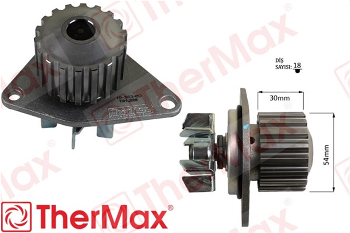 YEDEK PARÇADEVİRDAİM C2-C3-C4-206-207-307 1.4 16V PA941 THERMAX T01.228THERMAXTHERMAX T01.228