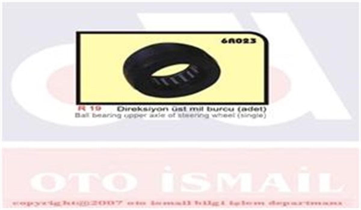 YEDEK PARÇADİREKSİYON MİL BURCU R19 OZAR 6R023OZAROZAR 6R023