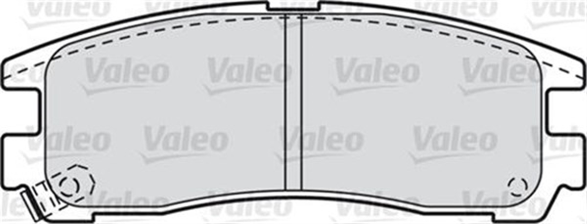 YEDEK PARÇADİSK FREN BALATASI ARKA MITSUBISHI PAJERO .PİNİN H7 7-1999 1.8 GDI. 2.0 GDI ; GALANT E5 11 VALEO 598834VALEOVALEO 598834