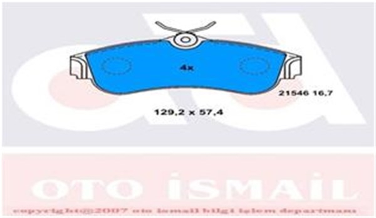 YEDEK PARÇADİSK FREN BALATASI ÖN ALMERA I 1995-2000-ALMERA II 2000 PRIMERA 1990-2002 TRW GDB848TRWTRW GDB848