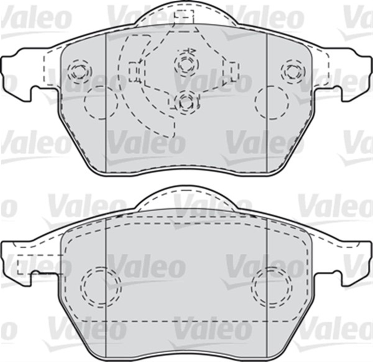 YEDEK PARÇADİSK FREN BALATASI ÖN AUDI 100-QUATTRO 90-94 . A6-QUATTRO 94-98 VALEO 598049VALEOVALEO 598049