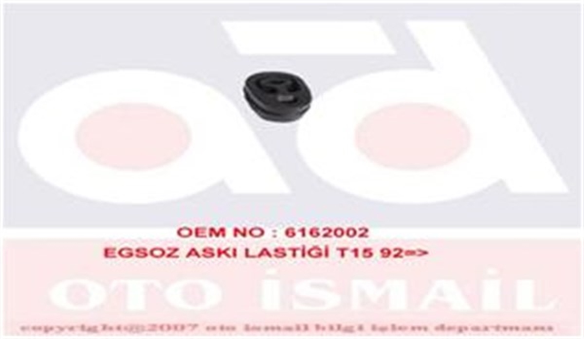YEDEK PARÇAEKSOZ ASKI LASTİĞİ T15 92 MKS 402MKSMKS 402