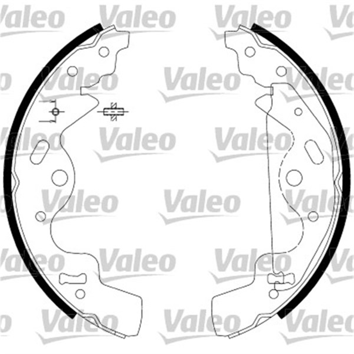 YEDEK PARÇAEL FREN PABUÇ BALATA LAND ROVER FREELANDER 1.8 16V-2.0TD4 2.5 V6 01 10.06 254X45 VALEO 564030VALEOVALEO 564030