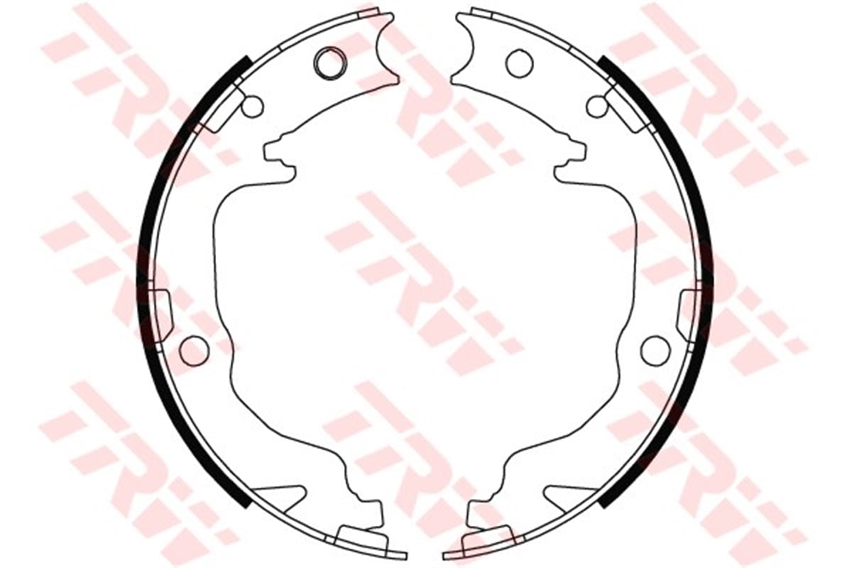 YEDEK PARÇAEL FREN PABUÇ BALATA MITSUBISHI ASX X 1.6 1.8 DID 10 LANCER 10 OUTLANDER II 06-12 168X30 TRW GS8804TRWTRW GS8804