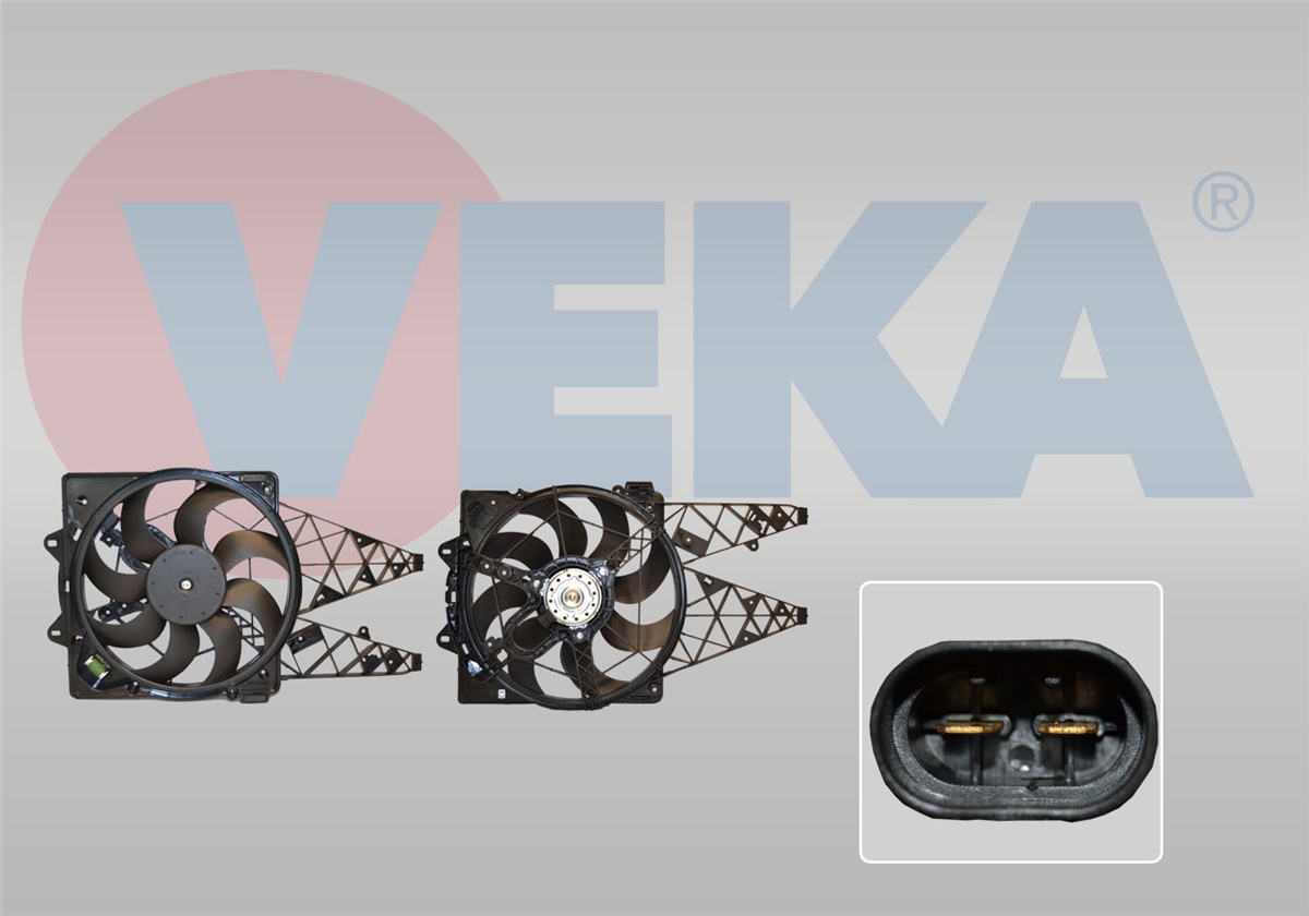 YEDEK PARÇAFAN MOTORU DAVLUMBAZLI SU+KLİMA RADYATÖRÜ DAVLUMBAZLI TEK FAN DOBLO 1.3 MJT 2010>VEKA25-1819