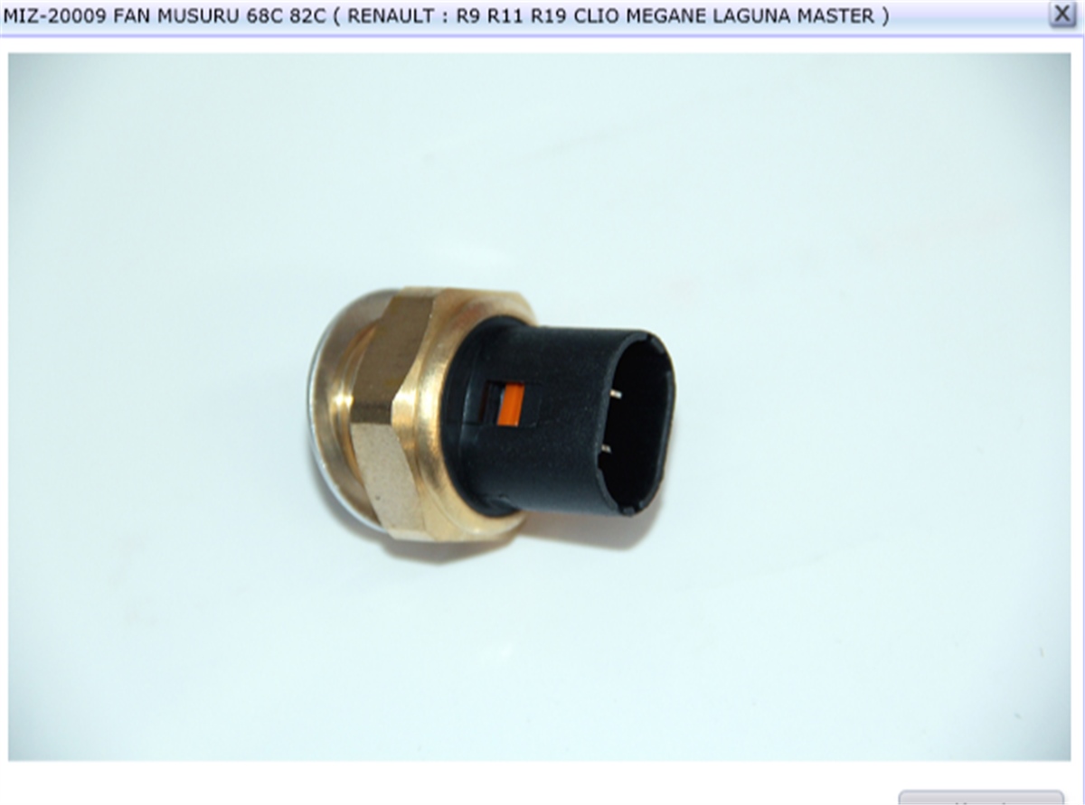YEDEK PARÇAFAN MÜŞÜRÜ YAZLIK SOKETLİ İKİ FİŞ R9/11/19/CLİOGM*MIZ-20009