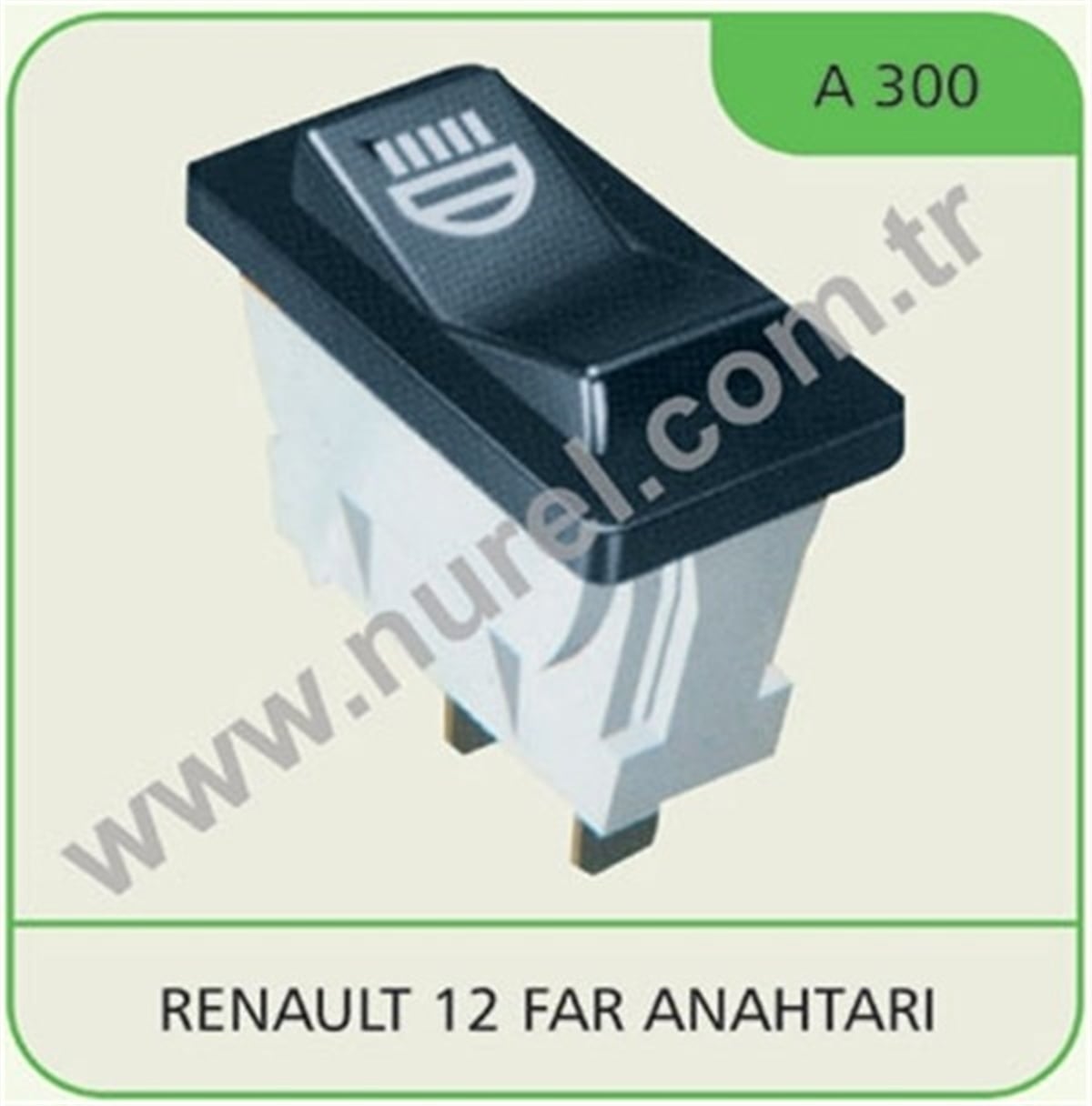 YEDEK PARÇAFAR ANAHTARI R12 NUREL A300NURELNUREL A300